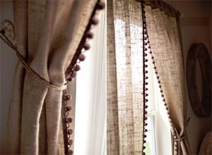 this is a curtains made by jute