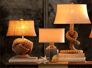 this is a lamps made by jute